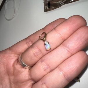 Opal 14K Lever Back Earrings